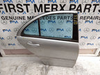 MERCEDES C-CLASS W203 DRIVER REAR DOOR OSR SILVER 2001-2004 COMPLETE FMD333