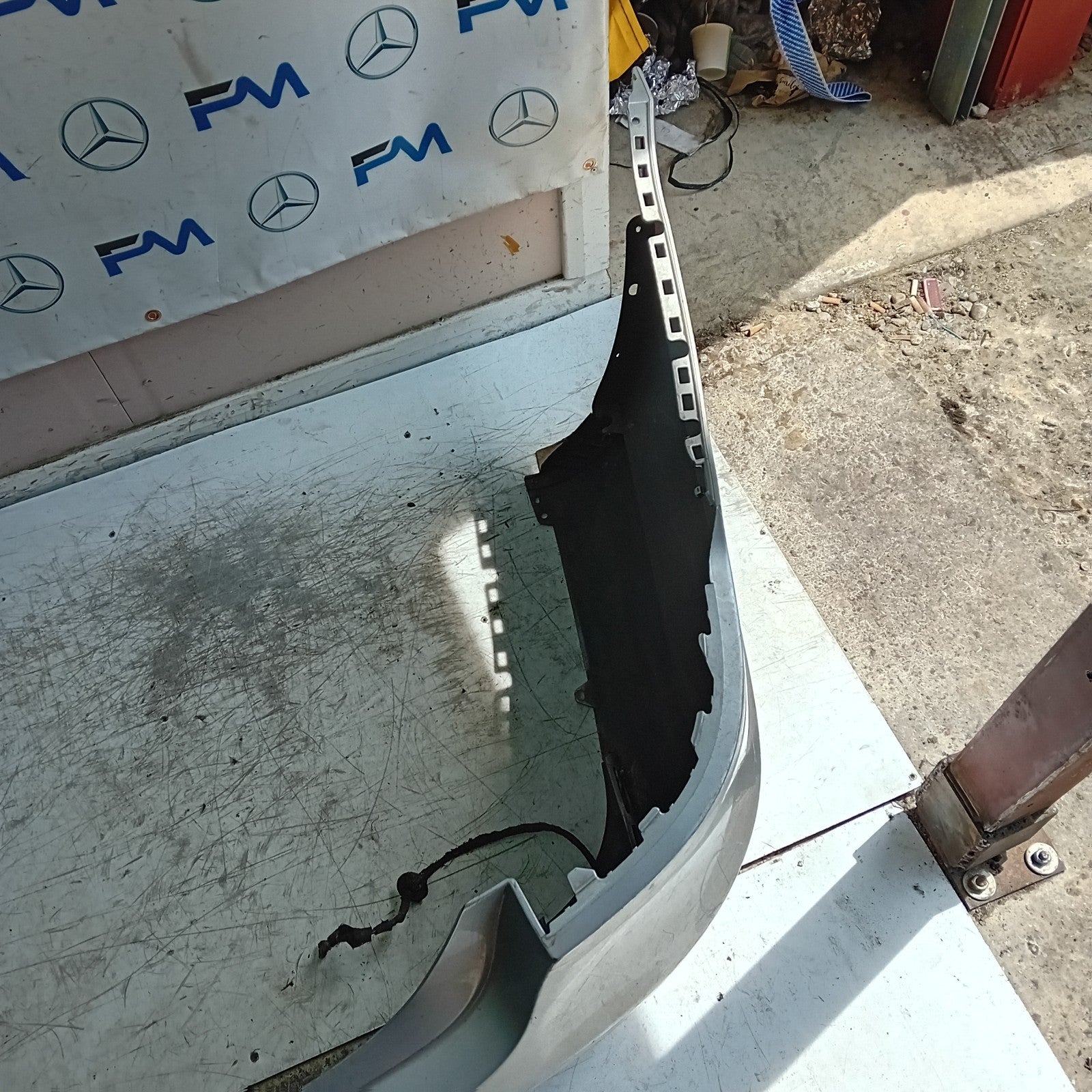 MERCEDES BENZ E-CLASS W212 REAR BUMPER SILVER 2014 A2128855125 FMX128