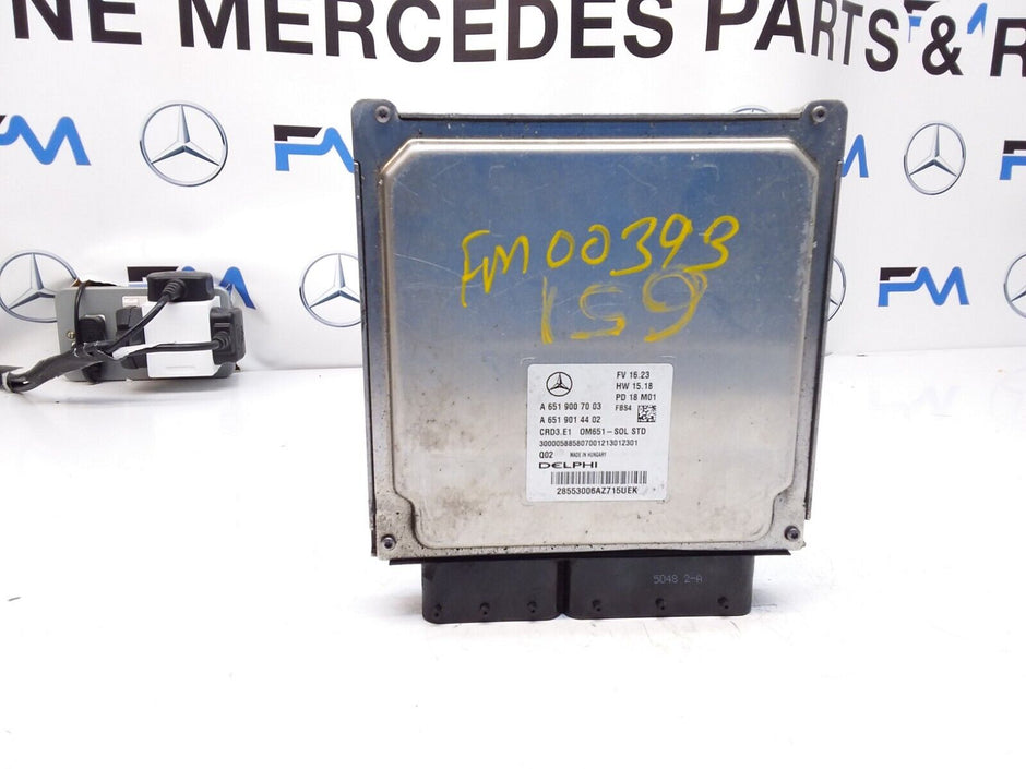 MERCEDES E-CLASS 2012 ENGINE  CONTROL MODULE A6519007003 FM00393