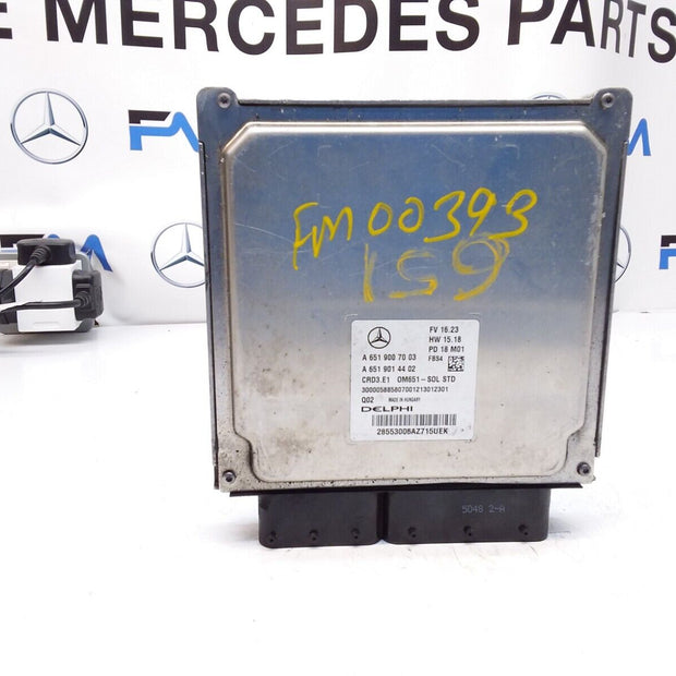 MERCEDES E-CLASS 2012 ENGINE  CONTROL MODULE A6519007003 FM00393