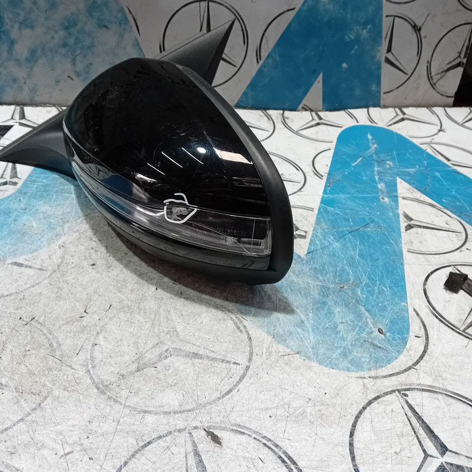2017 MERCEDES C CLASS W205 RIGHT SIDE WING MIRROR POWER FOLD IN BLACKA2058104702