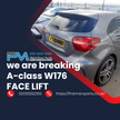 MERCEDES A-CLASS FACE LIFT W176/BREAKING - REAR BUMPER AND BOOT