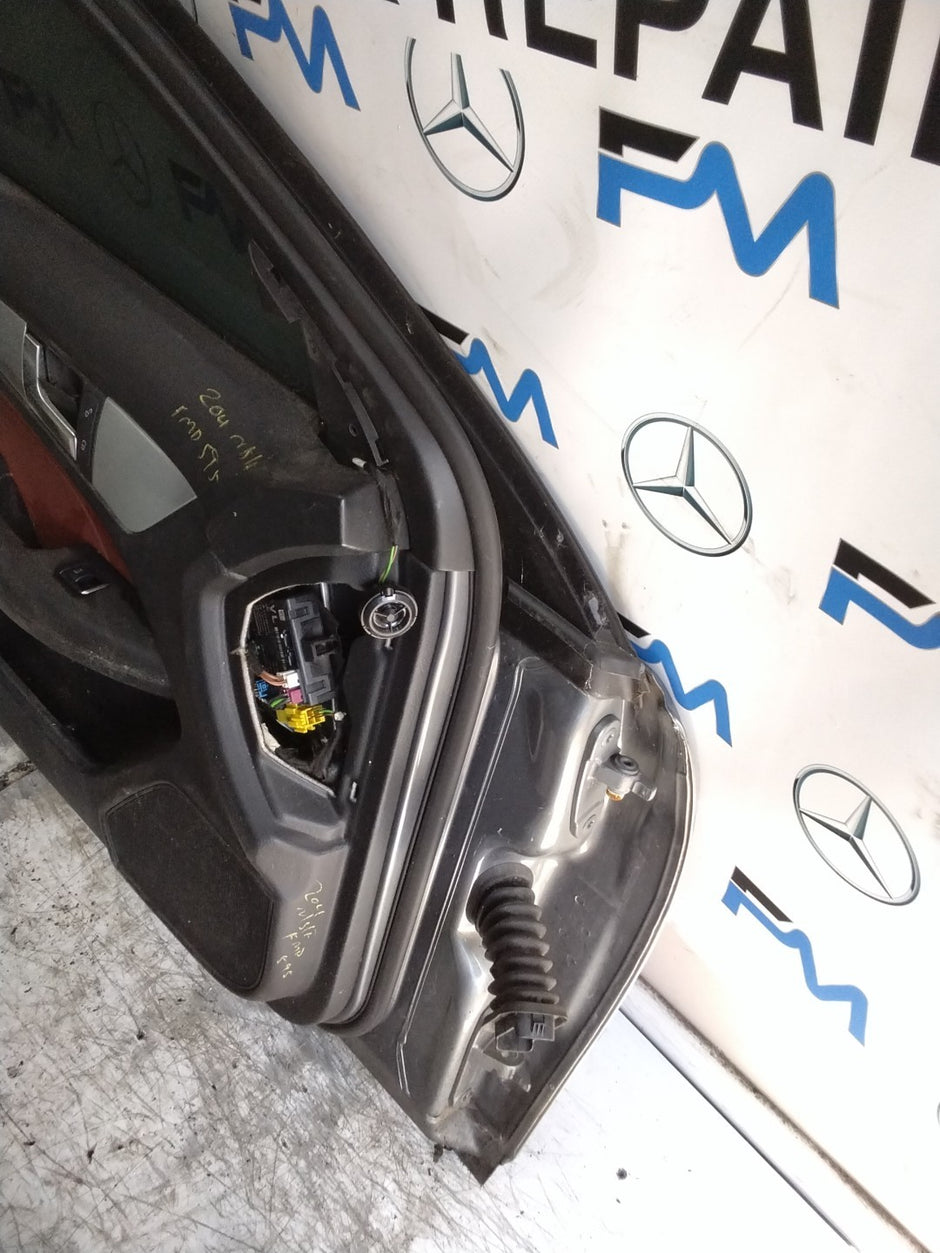MERCEDES BENZ C-CLS W204 SLN PASSENGER FRONT DOOR NSF SILVER 2008-14  FMD595