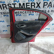 MERCEDES BENZ  A-CLASS W176 DRIVER REAR DOOR OSR RED 2012-18 COMPLETE FMD257