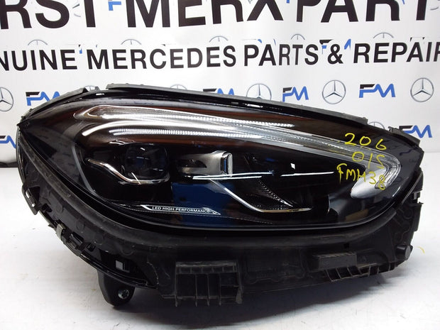 2018 MERCEDES C-CLASS W206 O/S Driver Side Front Headlight A2069066101 FMH38