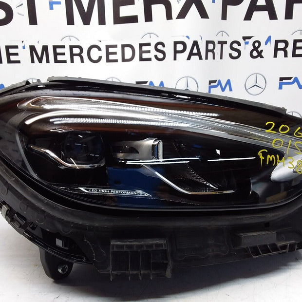 2018 MERCEDES C-CLASS W206 O/S Driver Side Front Headlight A2069066101 FMH38