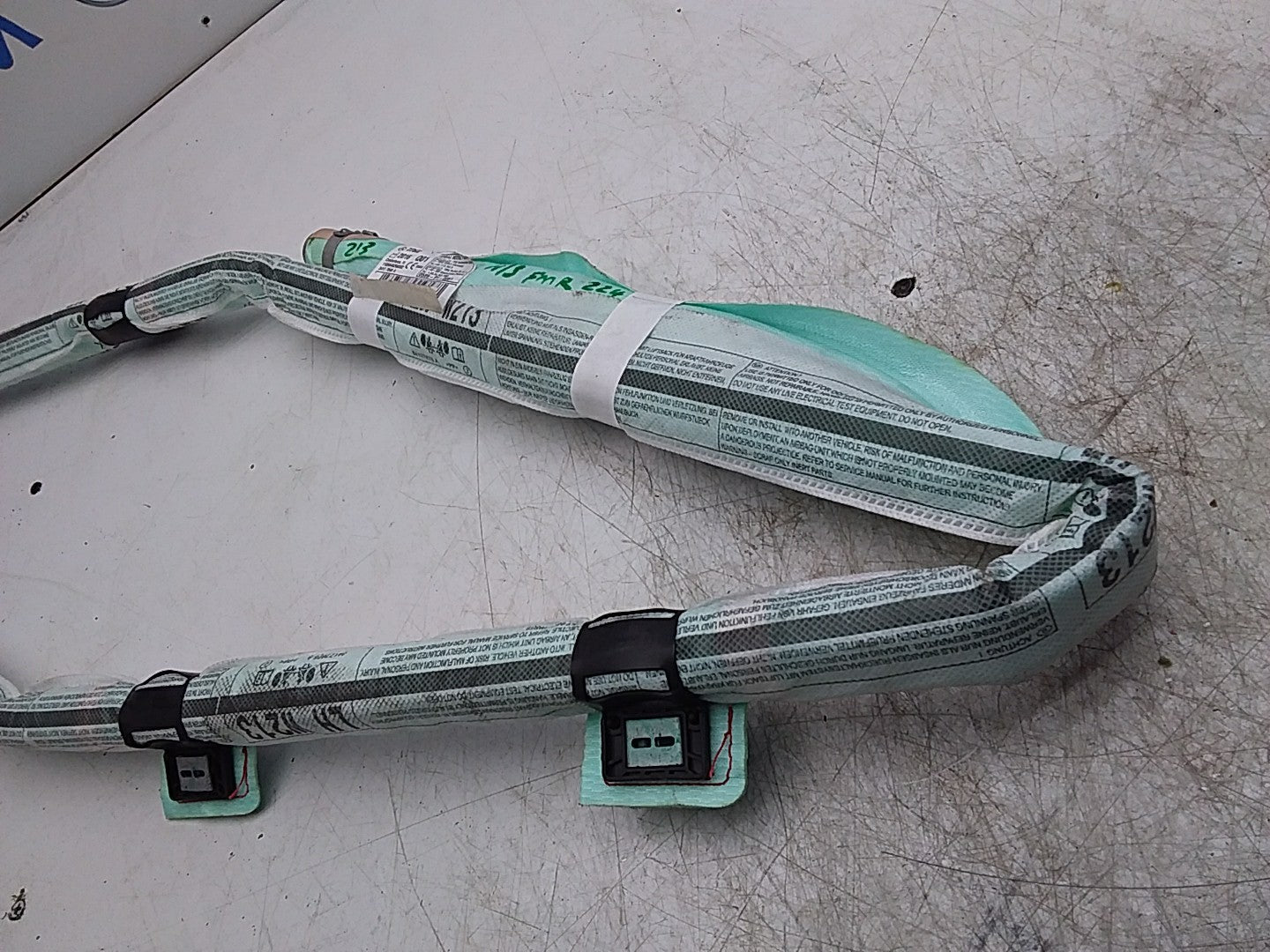 MERCEDES E-CLS W213 SLN CURTAIN ROOF AIRBAG  LEFT PASSENGER A2138600902 FMR224