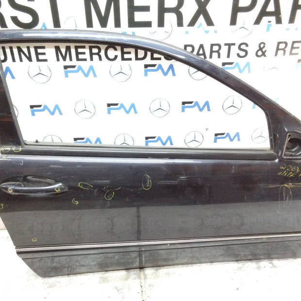 MERCEDES C-CLASS W203 SLN DRIVER FRONT DOOR OSF BLACK 2001-04 FMD541