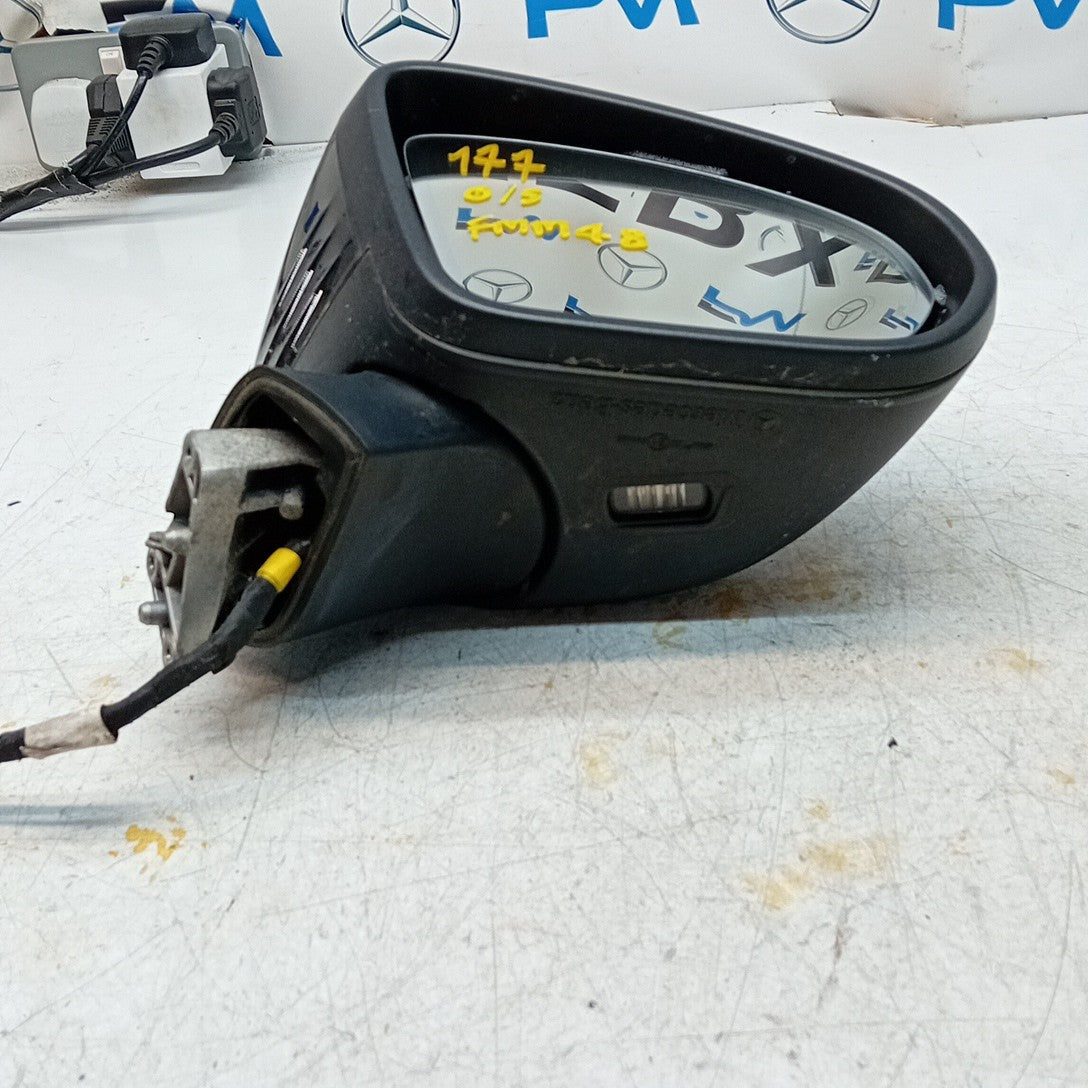 MERCEDES A-CLASS W177 DRIVER SIDE WING MIRROR BLACK A1778103601 PL 2018 ON FMM48