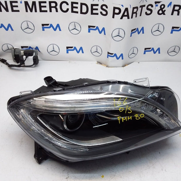 MERCEDES-BENZ W166 GLE DRIVER O/S HEADLIGHT A1668204159 FMH80 LED INTELLIGENT