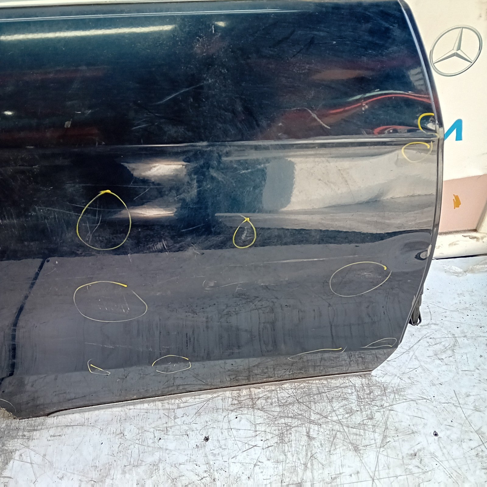 MERCEDES BENZ E-CLASS W212 DRIVER REAR DOOR OSR BLUE 2009- 2016 COMPLETE FMD208
