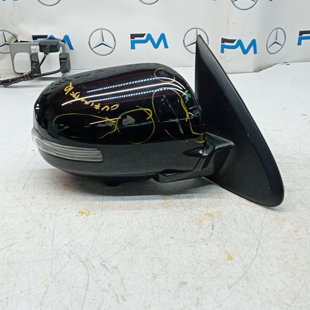 MITSUBISHI OUTLANDER MK3 DRIVER WING MIRROR OS BLACK CAMERA 2013 FMM52 (D)