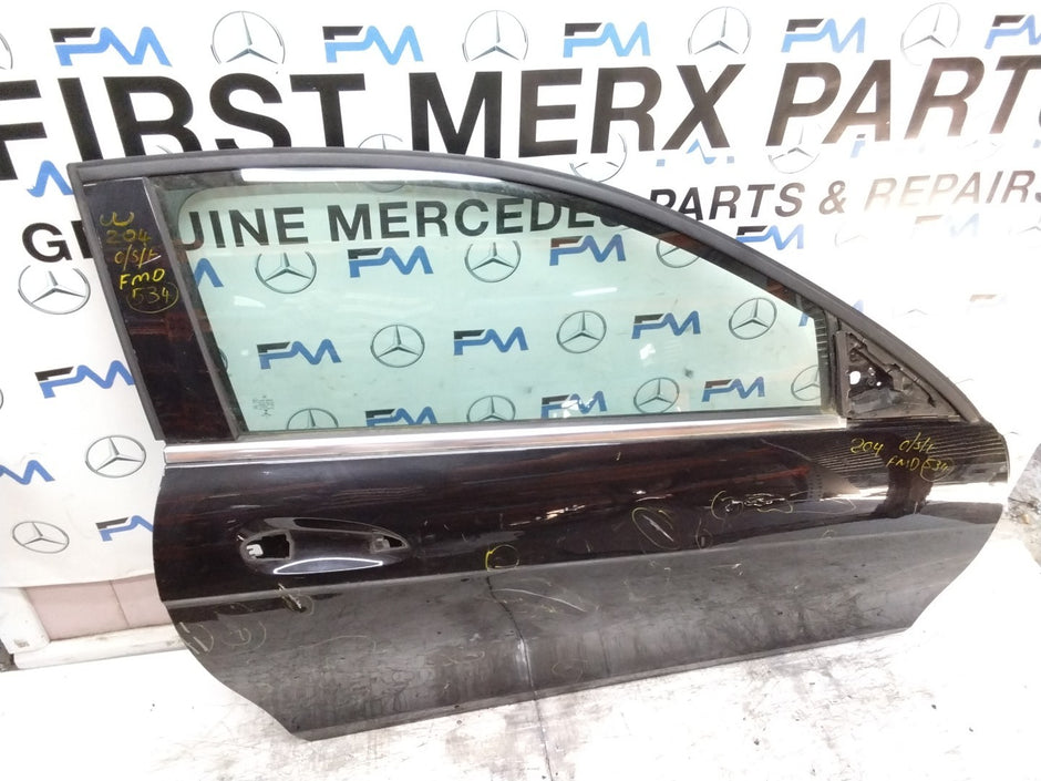MERCEDES C-CLASS W204 SLN DRIVER FRONT DOOR OSF BLACK 2008-14  FMD534