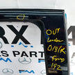 MITSUBISH OUTLANDER MK3 DRIVER SIDE REAR DOOR OSR BLACK 2013 COMPLETE FMD192