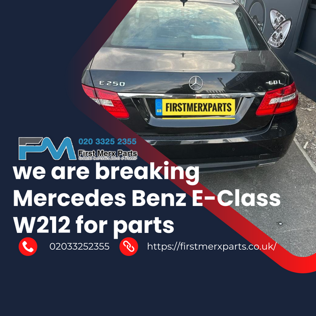 MERCEDES BENZ E-CLASS W212- BREAKING/ ENGINE AND GEAR BOX