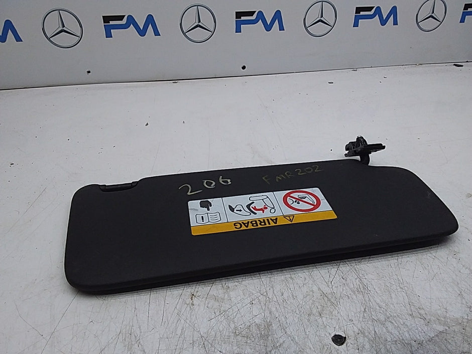 MERCEDES C-CLASS W206 SUN VISOR PASSENGER SIDE A2068105302 FMR202