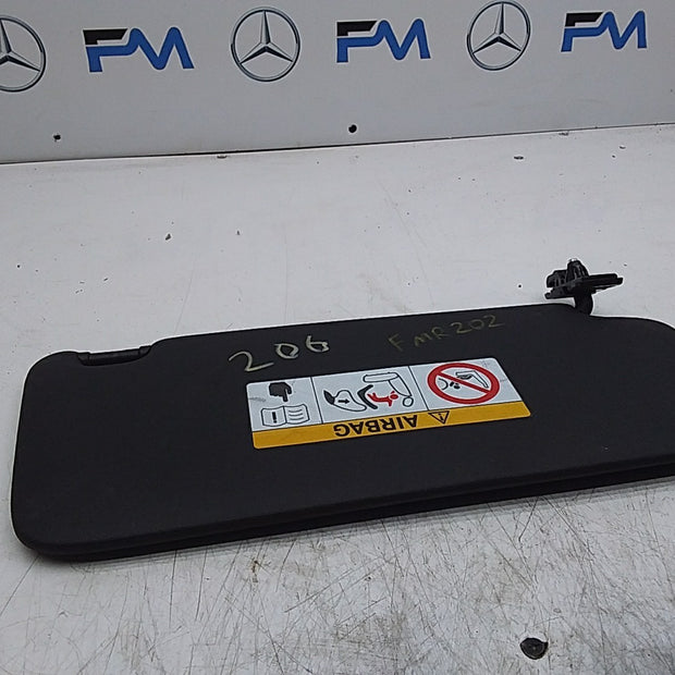 MERCEDES C-CLASS W206 SUN VISOR PASSENGER SIDE A2068105302 FMR202