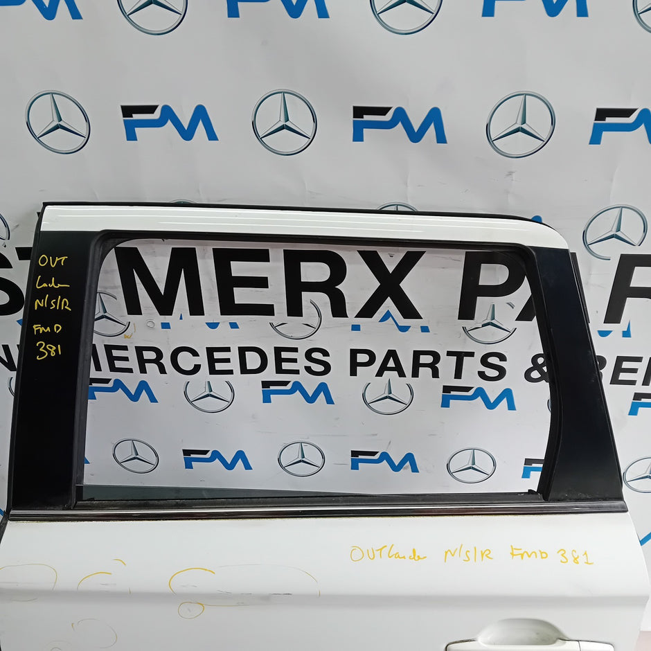 MITSUBISHI OUTLANDER MK3 PASSENGER REAR DOOR NSR 2013 WHITE FMD381