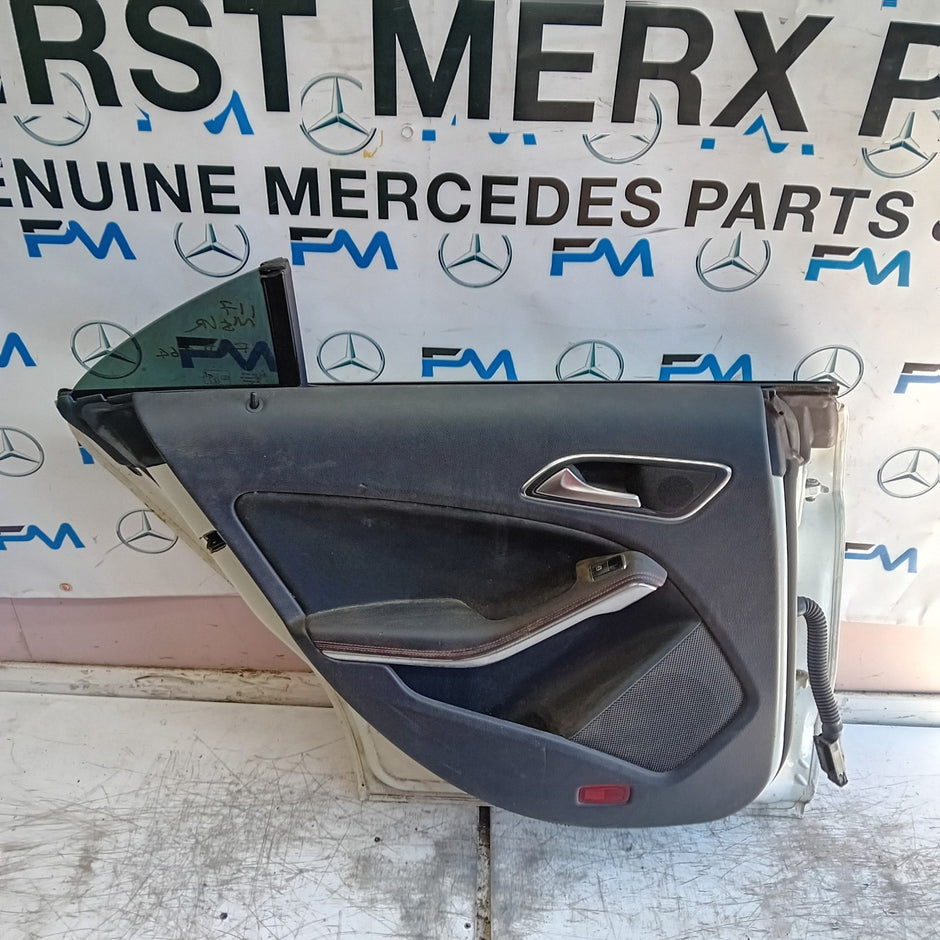 MERCEDES CLA W117 PASSENGER REAR DOOR NSR WHITE 2013-19 COMPLETE FMD464