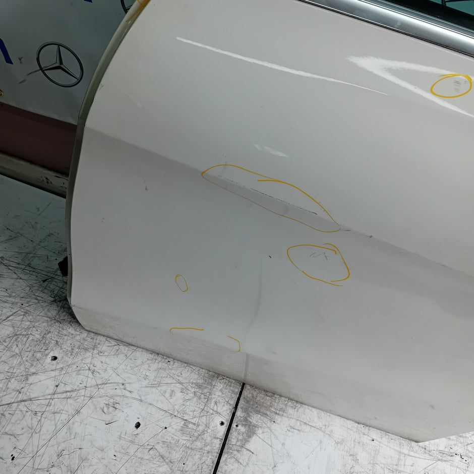 MERCEDES BENZ CLA W117 PASSENGER REAR DOOR NSR WHITE 2013-19 COMPLETE FMD199
