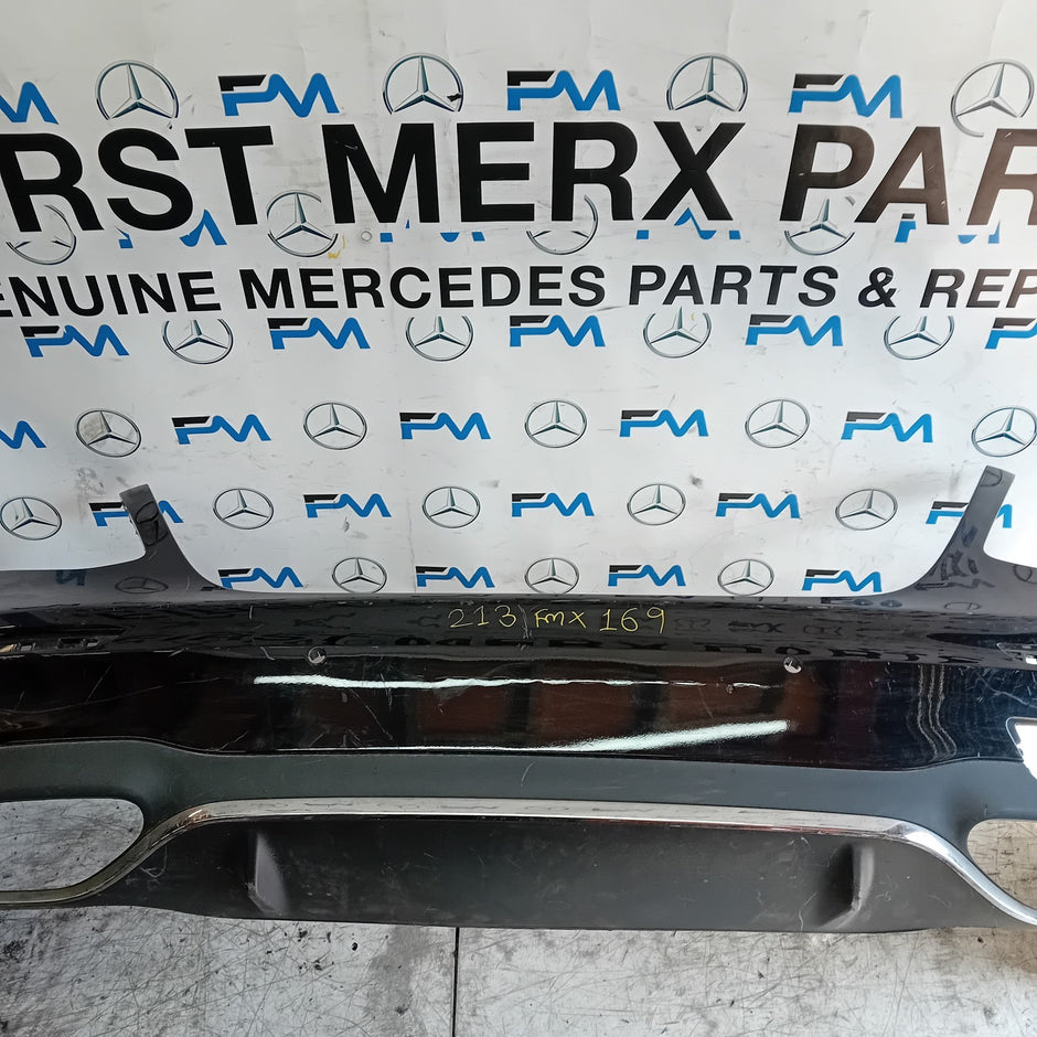 MERCEDES BENZ E-CLASS W213 REAR BUMPER A2138850001 2018 BROWN FMX169