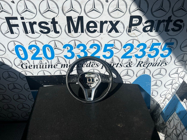 MERCEDES A CLASS W176 LEATHER MULTIFUNCTION STEERING WHEEL A2184602018