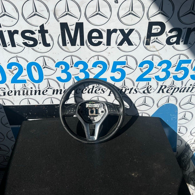 MERCEDES A CLASS W176 LEATHER MULTIFUNCTION STEERING WHEEL A2184602018