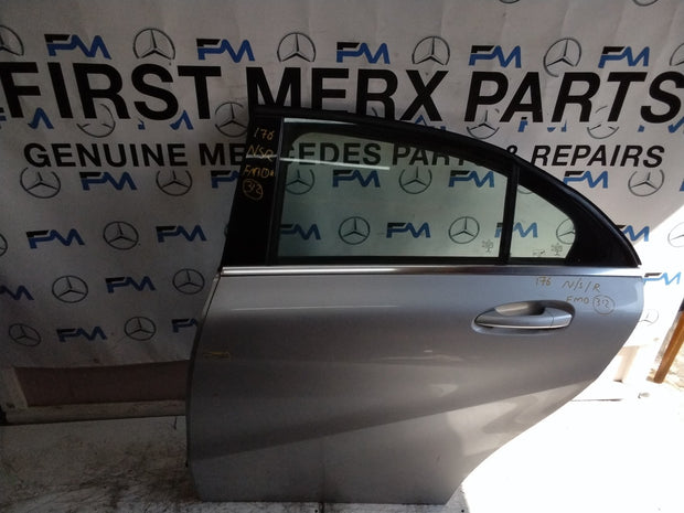 MERCEDES  A-CLASS W176 PASSENGER REAR DOOR NSR GREY 2012-2018 COMPLETE FMD312