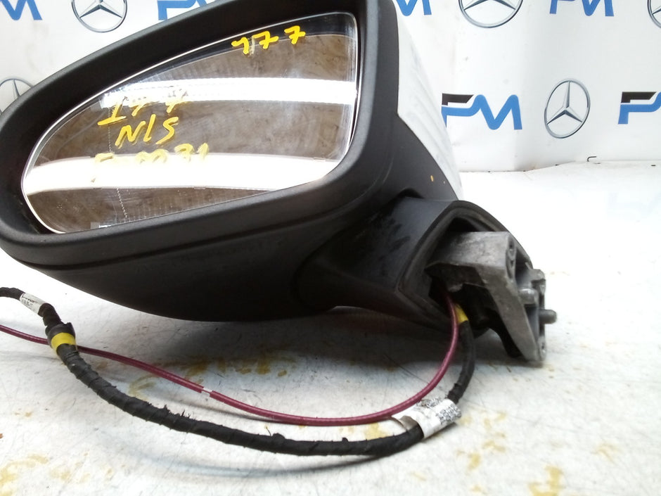 MERCEDES A-CLASS  W177 PASSENGER SIDE WING MIRROR A1778104303 WHITE FMM31