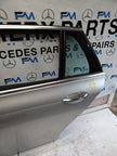 MERCEDES BENZ E-CLASS W213 PASSENGER SIDE REAR DOOR N/S/R COMPLETE SILVER FMD101