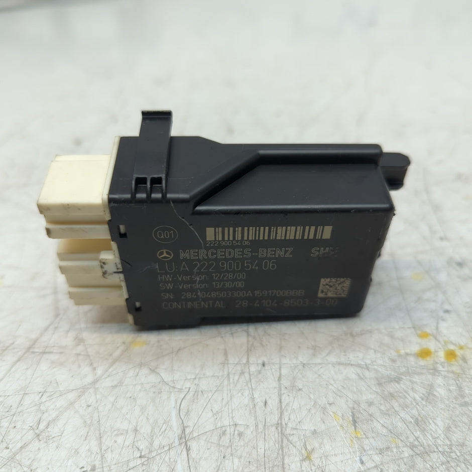 MERCEDES S CLASS W222 SEAT HEATING CONTROL MODULE A2229005406 FM001419
