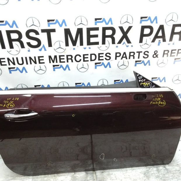 MERCEDES BENZ  E-CLASS W238  DRIVER FRONT DOOR OSF  2017-23 COMPLETE FMD540