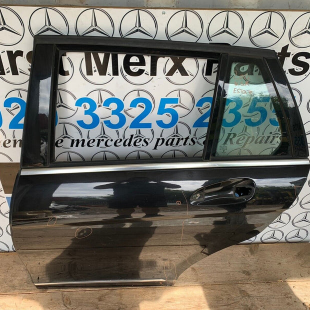 MERCEDES BENZ 2008-2013 W204 C CLASS ESTATE NEARSIDE REAR DOOR BLACK