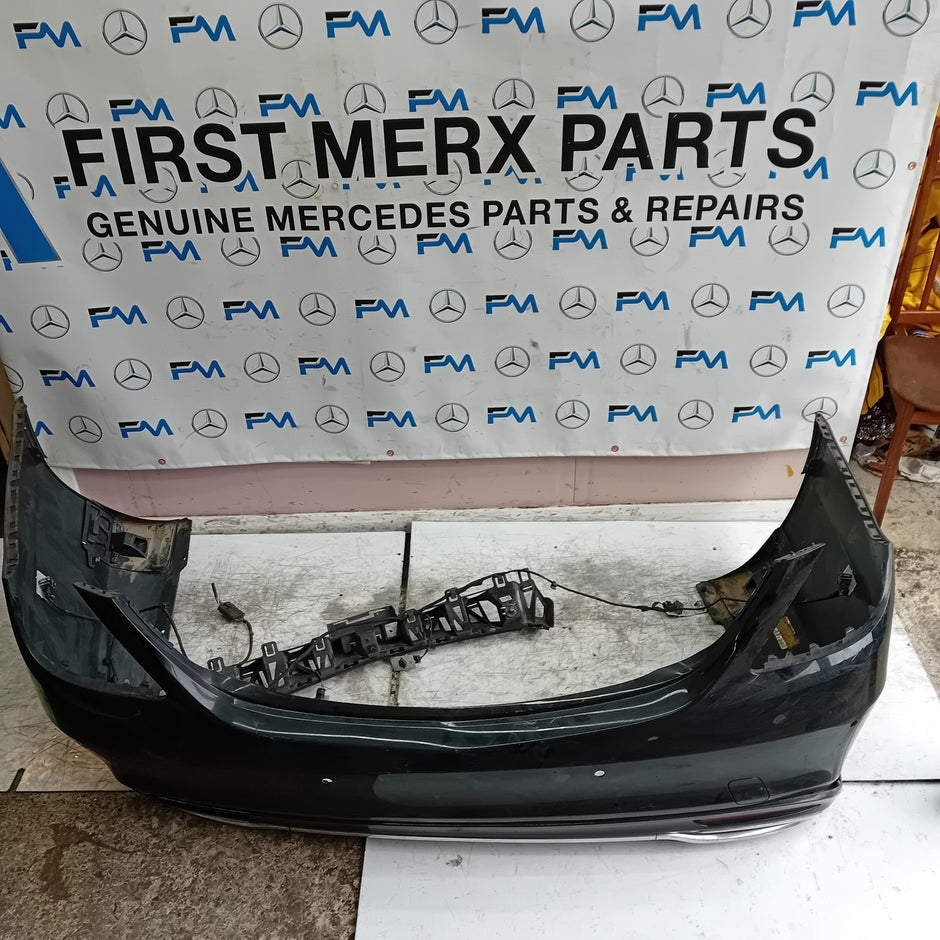 MERCEDES BENZ  S-CLASS W222 REAR BUMPER 2018 A2228851525 BLACK FMX27