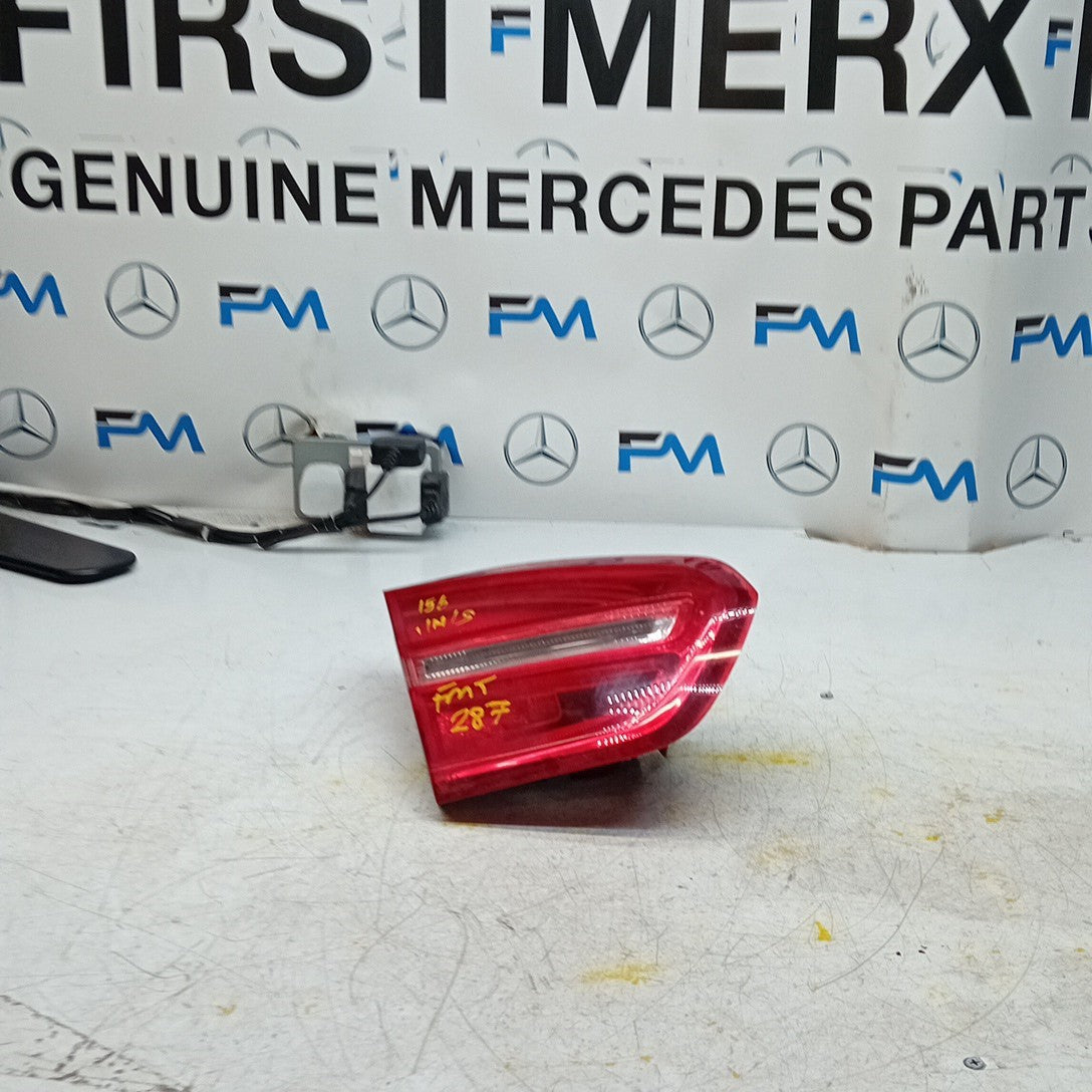 MERCEDES GLA X156 PASSENGER LEFT  REAR INNER TAIL LIGHT A1569061158 2015 FMT287