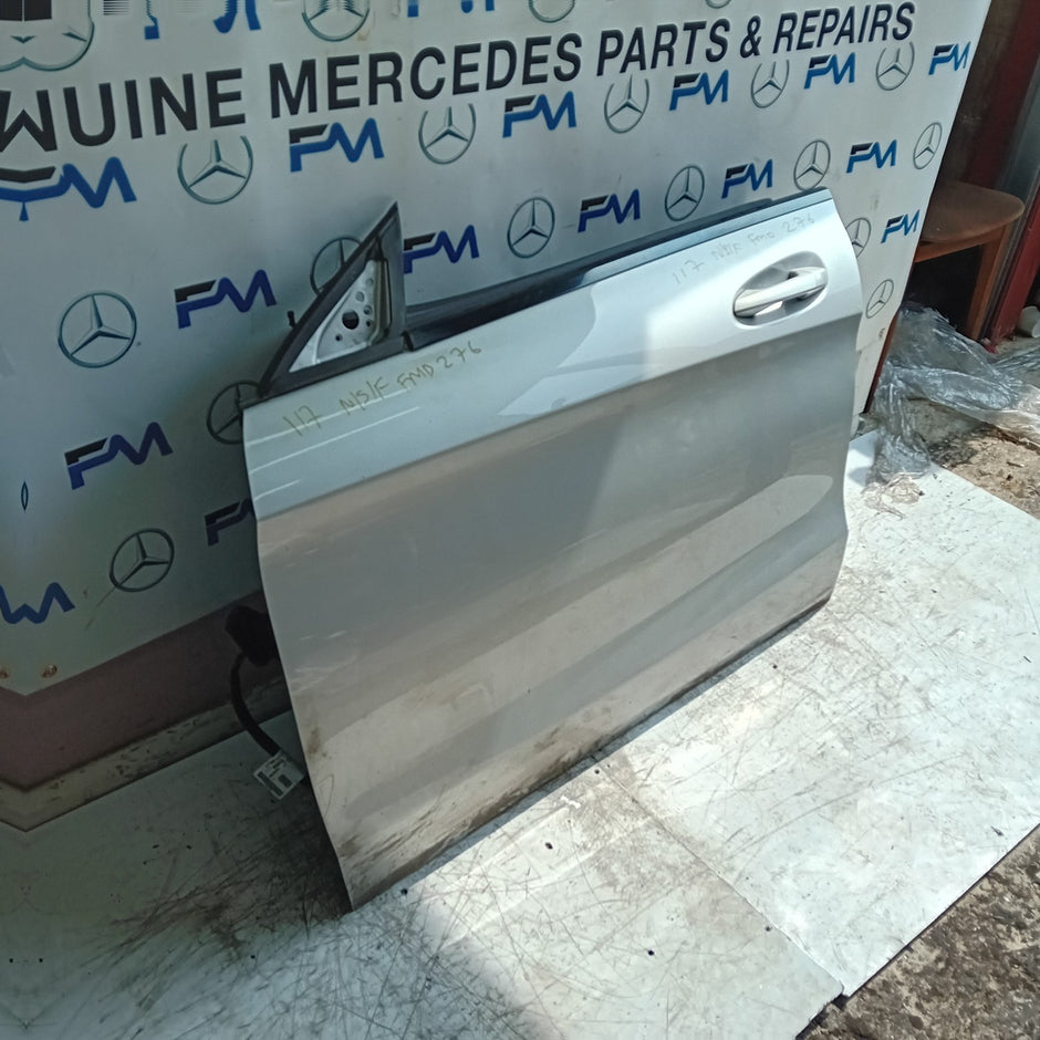 MERCEDES CLA W117 PASSENGER FRONT DOOR NSF 2013-19 SILVER COMPLETE FMD276(1)*