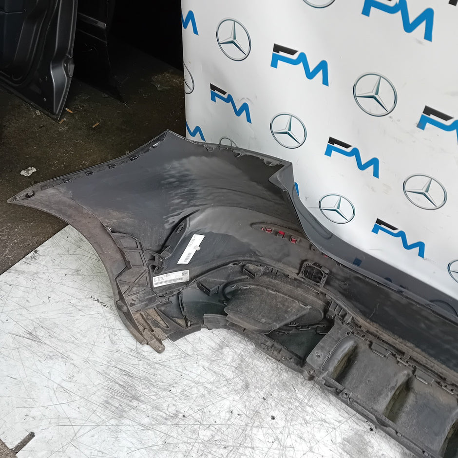 MERCEDES BENZ  A-CLASS W177 REAR BUMPER A1778804701 2018 BLACK COMPLETE FMX18