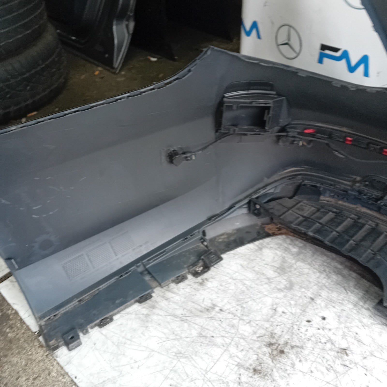 MERCEDES BENZ E-CLASS W213 SALOON REAR BUMPER BLACK 2016 ON A2138850001 FMX76