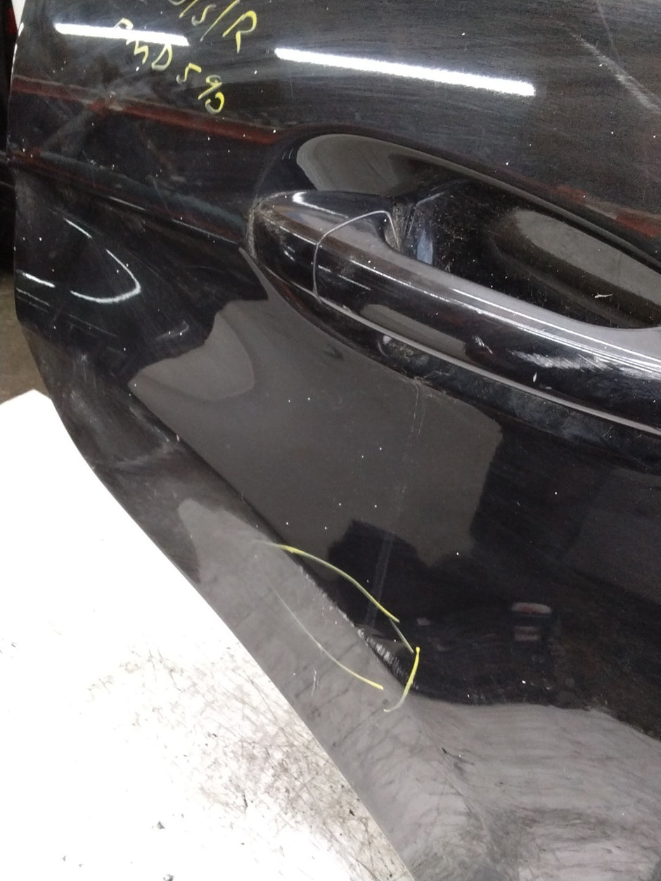 MERCEDES E-CLS W212  DRIVER REAR DOOR OSR BLACK 2009-16 COMPLETE  FMD590