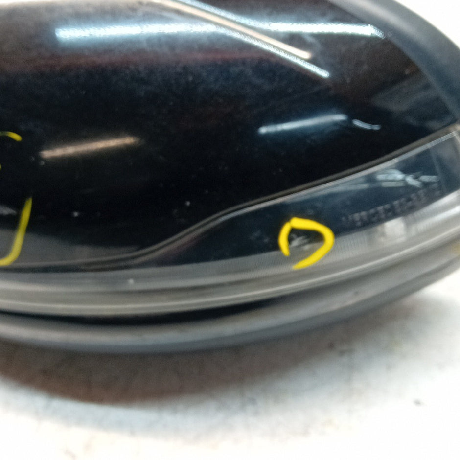 MERCEDES C-CLASS W205 PASSENGER  WING MIRROR NSF BLACK 2014 PL A2058101916 FMM64