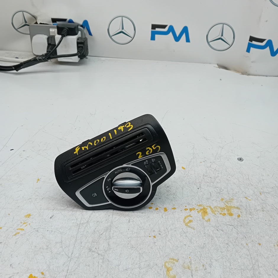 MERCEDES C-CLASS W205 HEADLIGHT CONTROL SWITCH 2014 A2059057207 FM001193
