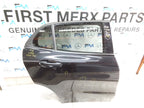 MERCEDES BENZ GLA X156 DRIVER REAR DOOR OSR BLACK 2014-16 COMPLETE FMD332