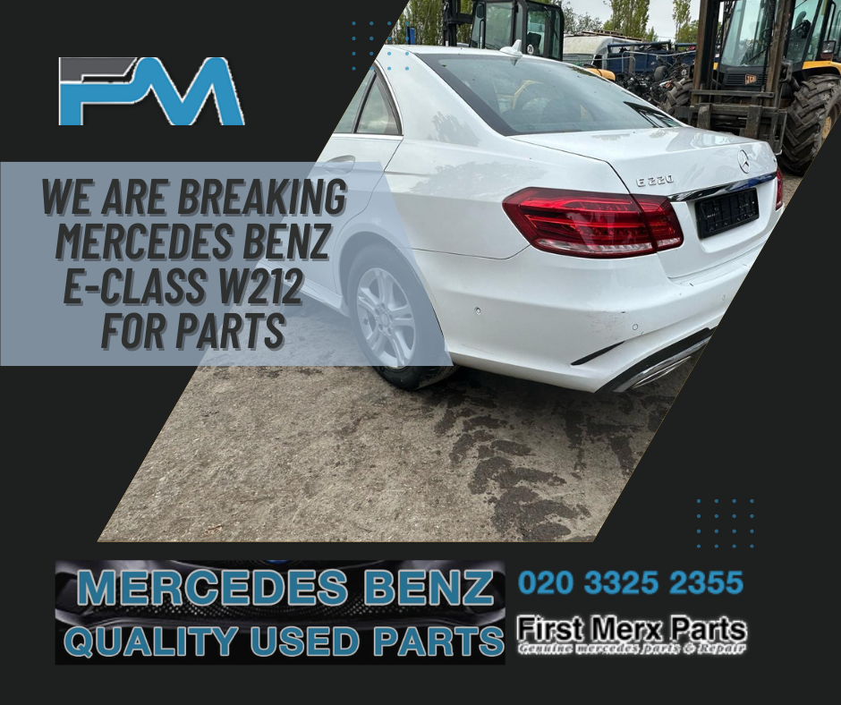 MERCEDES BENZ E-CLASS W212 - BREAKING/SUSPENSION LEGS (ALL)