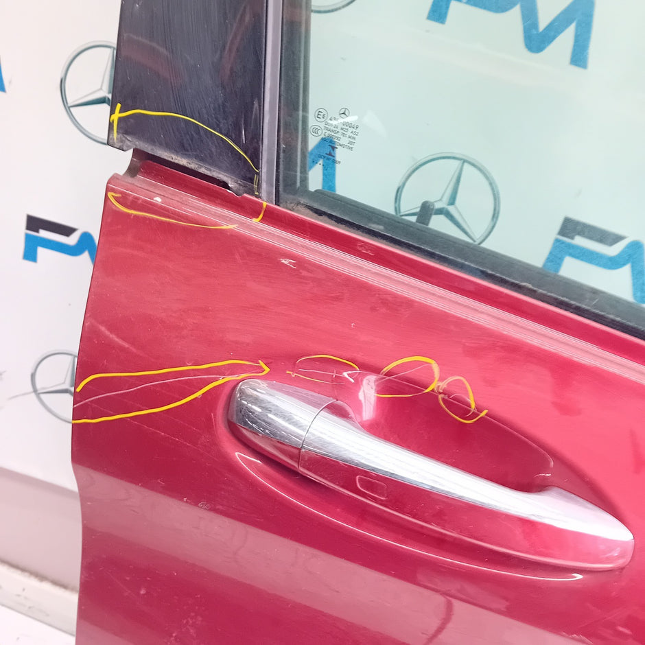 MERCEDES BENZ C-CLASS W205 DRIVER  FRONT DOOR O/S/F RED  COMPLETE 2014-21 FMD152