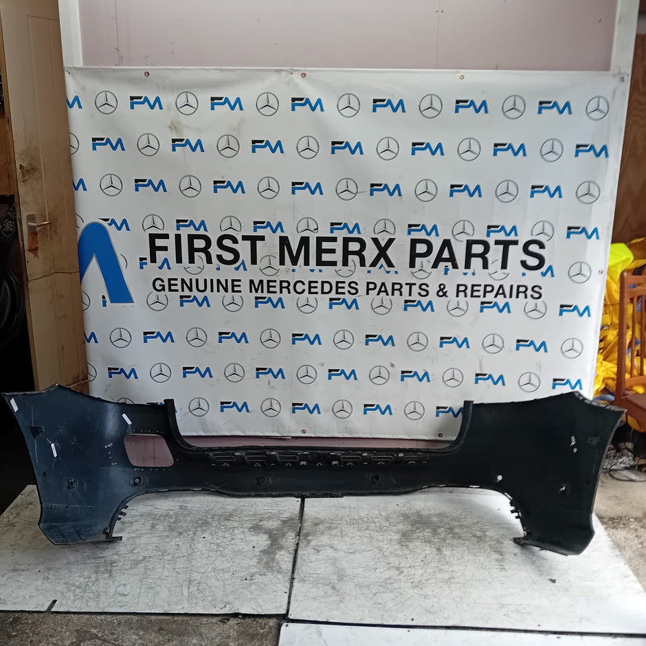 MERCEDES BENZ  GLE W166 SALOON REAR BUMPER SKIN BLACK 2016 A1668850938 FMX82