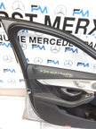 MERCEDES C-CLASS W205 PASSENGER SIDE FRONT DOOR N/S/F COMPLETE SILVER FMD105