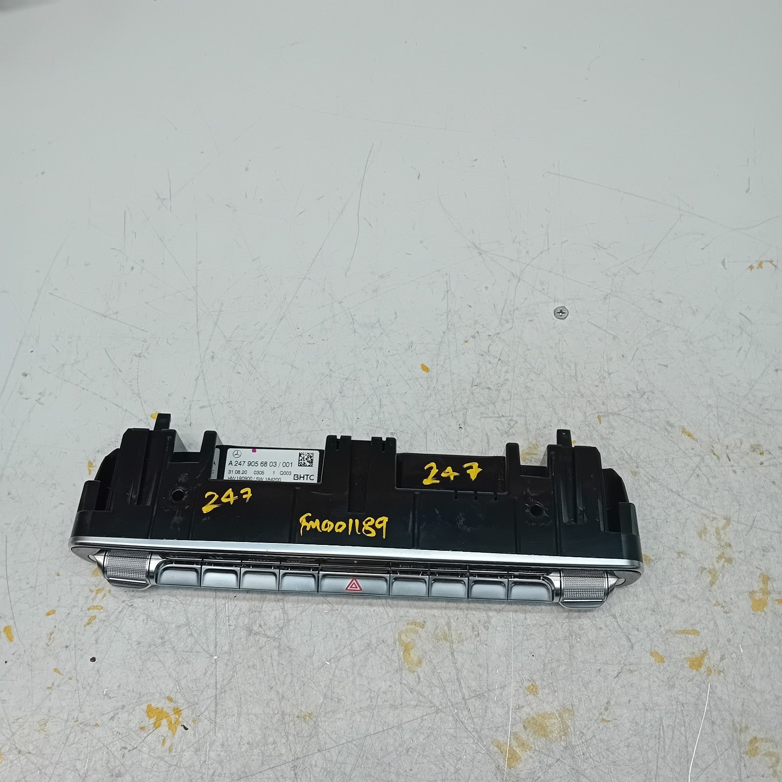 MERCEDES A B CLASS W177 W247 HEATER CLIMATE CONTROL PANEL A2479056803  FM001189
