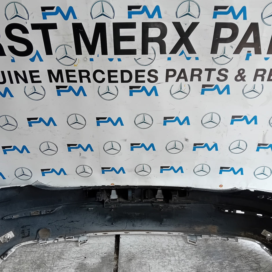 MERCEDES BENZ  C-CLASS C205 CP REAR BUMPER 2014 WHITE  COMPLETE FMX42