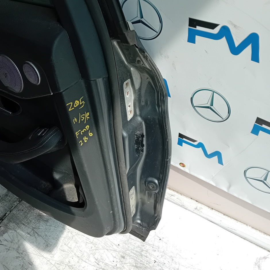 MEECEDES C-CLASS W205 SLN PASSENGER REAR DOOR NSR 2014 ON GREY FMD286