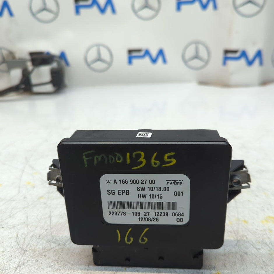 MERCEDES B-CLASS PARKING BRAKE CONTROL UNIT W166 A1669002700 FM001365